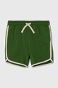 Παιδικό βαμβακερό σορτς United Colors of Benetton casual πράσινο 3MI5G901A.P.Seasonal