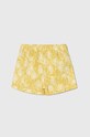 Дитячі бавовняні шорти Jamiks CHRISTOPHER.Sp.JLG214.B жовтий SS24