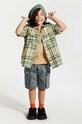 Coccodrillo pantaloni scurti copii casual gri WC4123302JCB