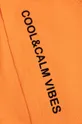 oranžová Detské bavlnené šortky Coccodrillo