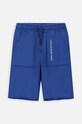 Detské bavlnené šortky Coccodrillo bavlna tmavomodrá WC4120501VBC