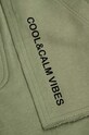 Detské bavlnené šortky Coccodrillo zelená WC4120501VBC