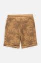 Chłopiec Coccodrillo szorty bawełniane dziecięce WC4120501NWK brązowy