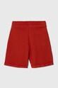 United Colors of Benetton szorty bawełniane dziecięce 3J68C901G.G.Sea.PPYH czerwony SS24