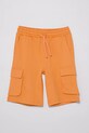 United Colors of Benetton szorty bawełniane bawełna pomarańczowy 39DJC902N.G.Seasonal