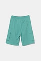 Βαμβακερό σορτσάκι United Colors of Benetton 39DJC902N.G.Seasonal τιρκουάζ SS25