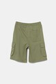 Βαμβακερό σορτσάκι United Colors of Benetton 39DJC902N.G.Seasonal πράσινο SS25