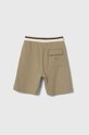 United Colors of Benetton szorty bawełniane dziecięce 3BC1C902J.G.Seasonal beżowy SS24