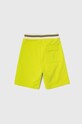 United Colors of Benetton szorty bawełniane dziecięce 3BC1C902J.G.Seasonal zielony SS24