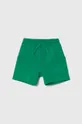 зелений Дитячі бавовняні шорти United Colors of Benetton Для хлопчиків