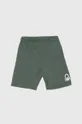 Otroške bombažne kratke hlače United Colors of Benetton siva