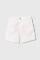 белый Детские льняные шорты United Colors of Benetton Для мальчиков