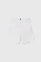 bela Otroške bombažne kratke hlače United Colors of Benetton Fantovski