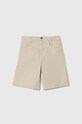 Дитячі бавовняні шорти United Colors of Benetton casual бежевий 4LN6C902U.G.Seasonal
