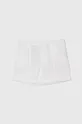 bela Otroške bombažne kratke hlače United Colors of Benetton Fantovski