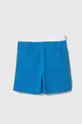 Детские хлопковые шорты United Colors of Benetton голубой