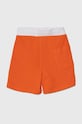 Дитячі бавовняні шорти United Colors of Benetton 3088G901H.P.Seasonal помаранчевий SS24