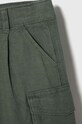 Детские льняные шорты United Colors of Benetton 424RG9024.P.Seasonal зелёный SS24