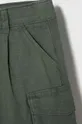 Otroške lanene kratke hlače United Colors of Benetton zelena