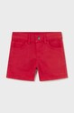 Σορτς μωρού Mayoral με ελαστάν κόκκινο 206.3K.Baby.PPYH