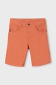 Dětské kraťasy Mayoral 231.7D.Junior.PPYH oranžová SS24
