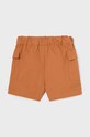 Mayoral pantaloni scurti bebe 1238.3C.Baby.PPYH portocaliu SS24