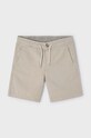 Mayoral szorty z domieszką lnu dziecięce 3249.5F.Mini.PPYH beżowy SS24