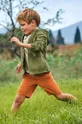 narancssárga Mayoral gyerek rövidnadrág vászonkeverékből Fiú