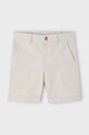 Mayoral szorty z domieszką lnu dziecięce 3267.5B.Mini.PPYH beżowy SS24