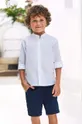 mornarsko plava Dječje kratke hlače s dodatkom lana Mayoral Za dječake