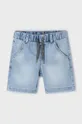 Detské rifľové krátke nohavice Mayoral soft denim jogger modrá