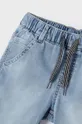 modrá Detské rifľové krátke nohavice Mayoral soft denim jogger