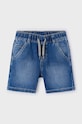 Mayoral szorty jeansowe dziecięce soft denim jogger z elastanem niebieski 3272.5F.Mini.PPYH