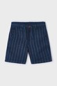 Mayoral szorty z domieszką lnu dziecięce 3279.5J.Mini.PPYH niebieski SS24