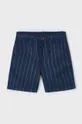 Otroške kratke hlače z mešanico lana Mayoral modra
