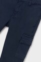 Băieți Mayoral pantaloni copii cargo slim fit 6518.7F.Junior.PPYH bleumarin