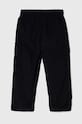 Παιδικό παντελόνι Abercrombie & Fitch KI230.4004 μαύρο SS24