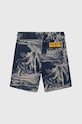 Detské bavlnené šortky Guess N4GD05.KA6R3.PPYH modrá SS24