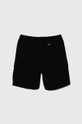 Детские хлопковые шорты Vans RANGE ELASTIC WAIST CARGO SHORT чёрный