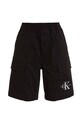 Dětské kraťasy Calvin Klein Jeans IB0IB02057.PPYH černá SS24