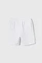 Παιδικό βαμβακερό σορτς Calvin Klein Jeans λευκό