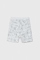 Calvin Klein Jeans szorty bawełniane dziecięce IB0IB02105.PPYH szary SS24