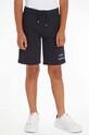 Dječje kratke hlače Tommy Hilfiger Planet friendly crna KB0KB08841.98.122.PPYH
