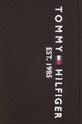 Dětské bavlněné šortky Tommy Hilfiger černá KB0KB08984.98.122.PPYH