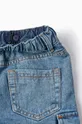 modrá Detské rifľové krátke nohavice zippy
