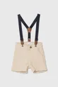 beige zippy shorts neonato/a Ragazzi