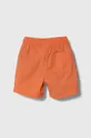 Bombažne kratke hlače za dojenčke zippy oranžna