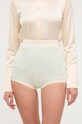 Elisabetta Franchi pantaloni scurti tricotaj bej KS57Z41E2