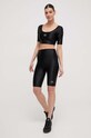 adidas by Stella McCartney pantaloni scurți IN3647 negru SS24