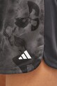adidas Performance szorty treningowe Pacer szary IN4303